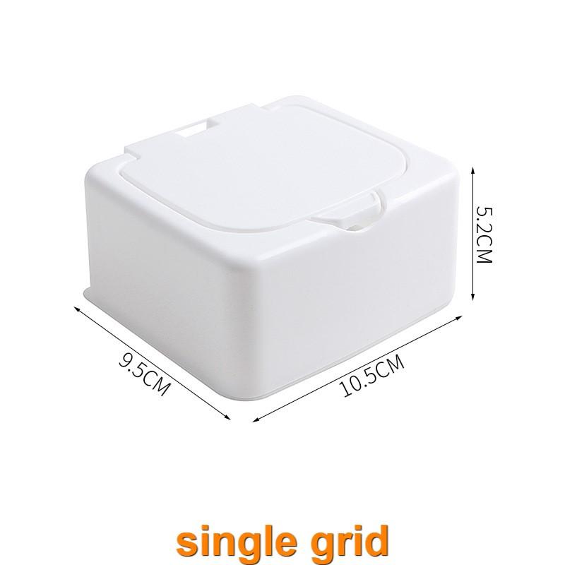 

3154 Настольный ящик для хранения Мини с выдвижными тампонами Косметический хлопковый пластиковый пылезащитный студенческий ящик для мелочей