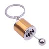 Key Chain Keychain Gearshift Knob Keyring Modified Polishing Practicing Replacement Decoration Driving Gearbox Gear Part