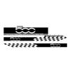 X-127 Side Skirt and Hood Decal Stickers for Fiat 500