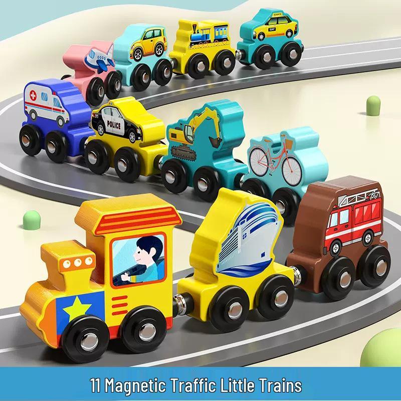 Magnetic Digital Train Building Blocks - Educational Toys for Toddlers (1-3 Years)