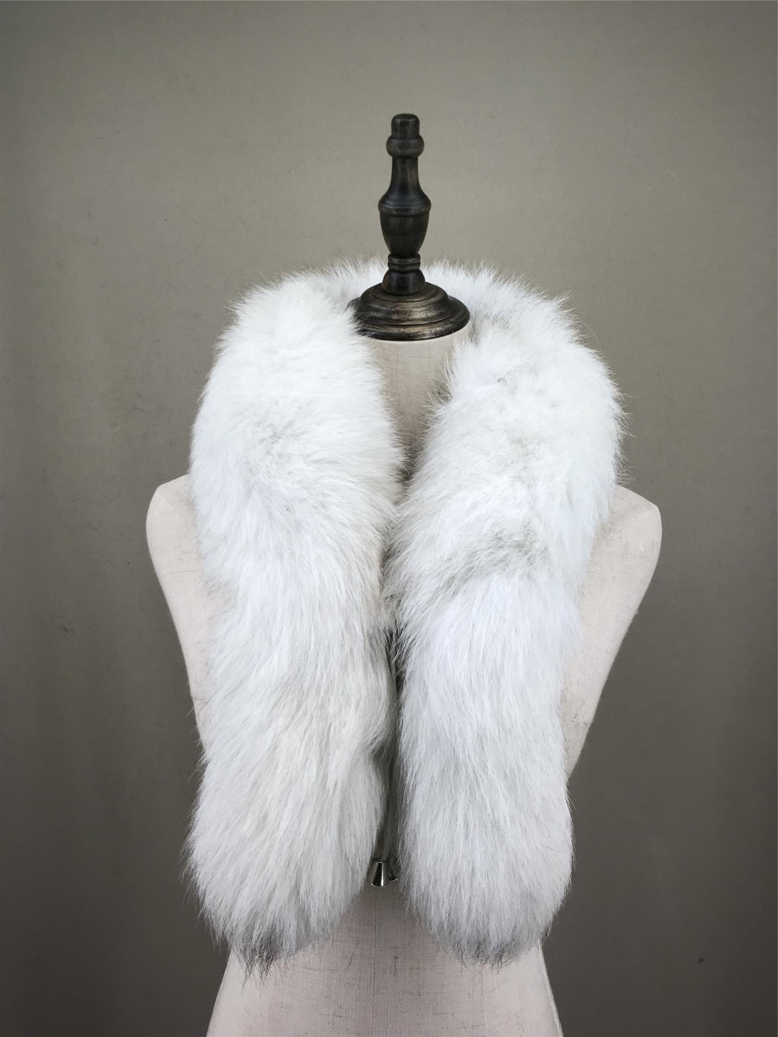 

Real Fox Fur Scarf Collar 230821 One Size