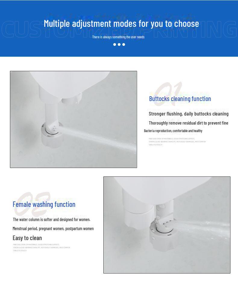 Dual Nozzle Smart Bidet Seat - Non-Electric, Cross-Border Toilet Cleaner