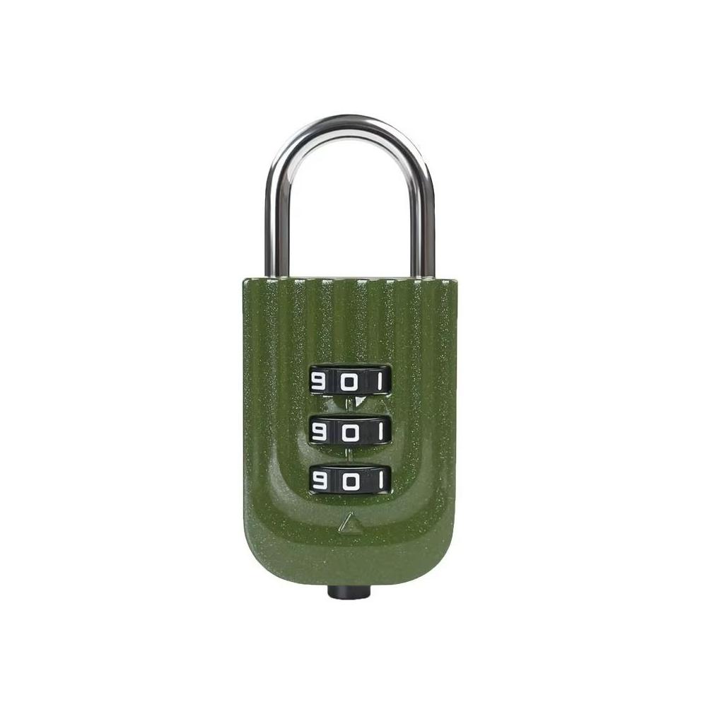 Compact Lightweight Code Lock Electroplated Steel Shackle Padlock  Gym Locker