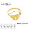 Cazador Cat Kitten Rings for Women Birthday Gift Stainless Steel Jewelry Cute Animal Finger Rings 2026 Trendy Wholesale