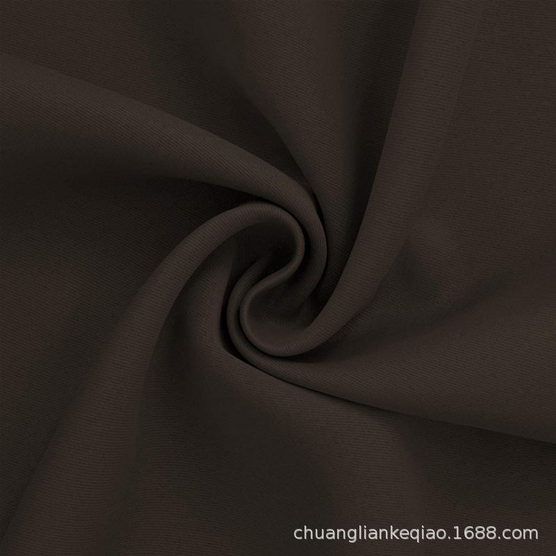 Independent Station High-Precision Solid Color Blackout Finished Curtain Curtain Fabric
