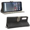 For Sony Xperia 10 V Leather Wallet Stand Phone Cover RFID Blocking Protective Case with Strap