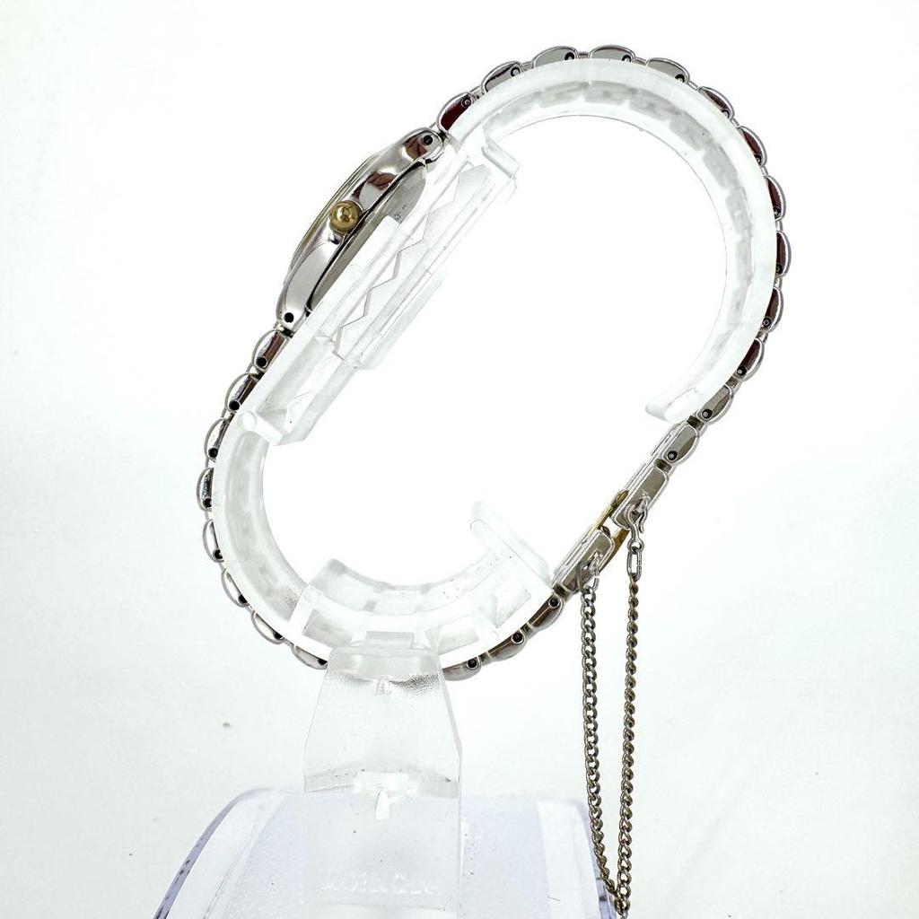 [USED] Battery SEIKO Oval Two-tone Dress Watch Women's Watch