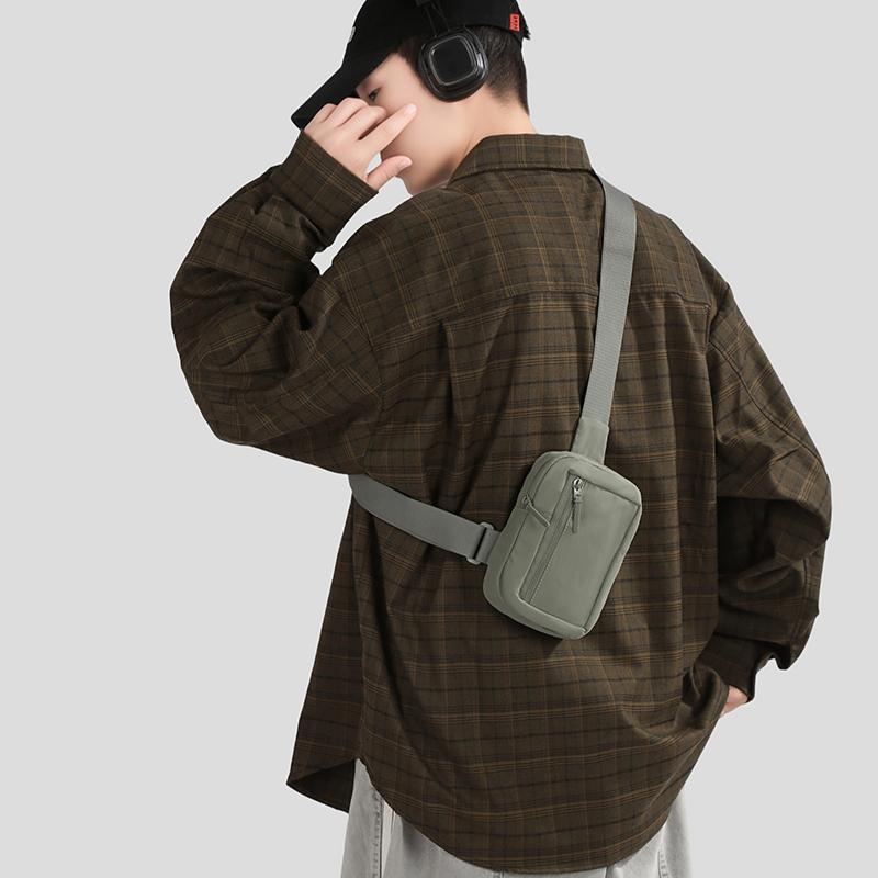 Chest Bag Unisex Shoulder Bag Water-Repellent Commuter Crossbody Bag