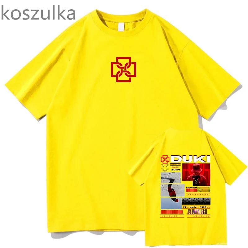 Duki Ameri Tshirts 2025 Fahsion UnisexUnisex Clothing Anime Unisex Clothes Cotton Short Sleeve Tops Graphic TShirt Vintage Clothes