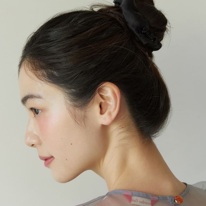 Tatiana Ribbon Ornament Scrunchie HB2243