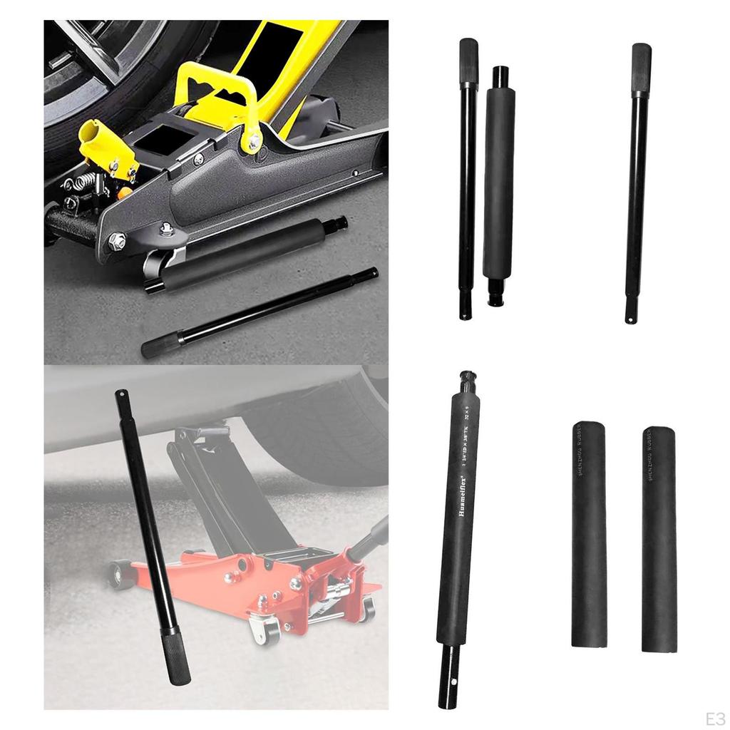 Cric Hidraulic Orizontal de 3 Tone Mâner Orificiu Pătrat Diametru 17mm Unealtă de Mână Ridicare Metal