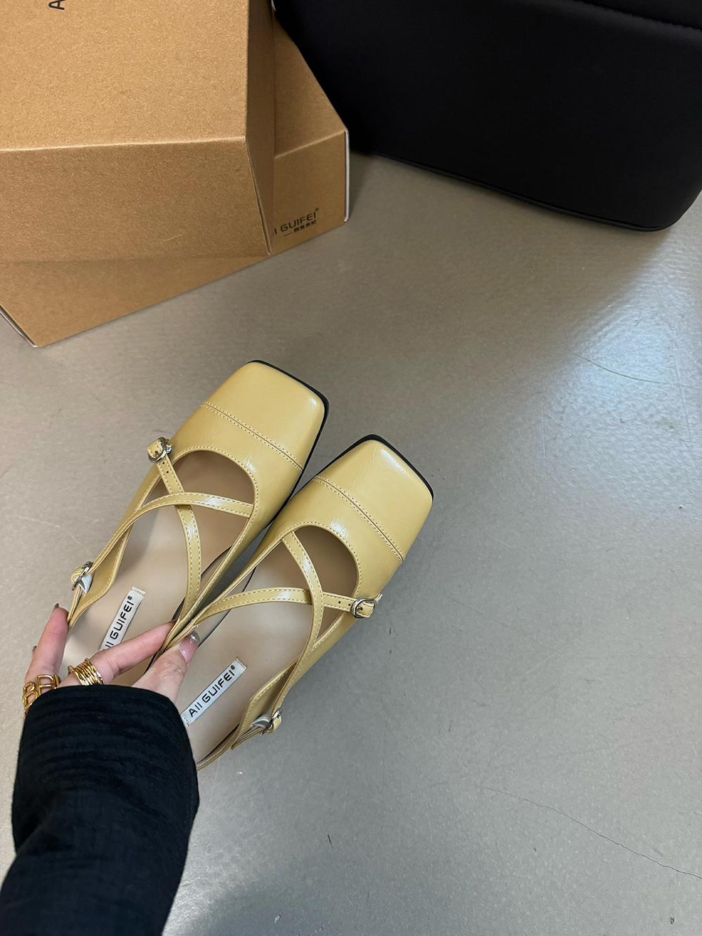 мода повседневные женские шлепанцы тапочки с квадратным носком летние уличные туфли мюли — фото 9