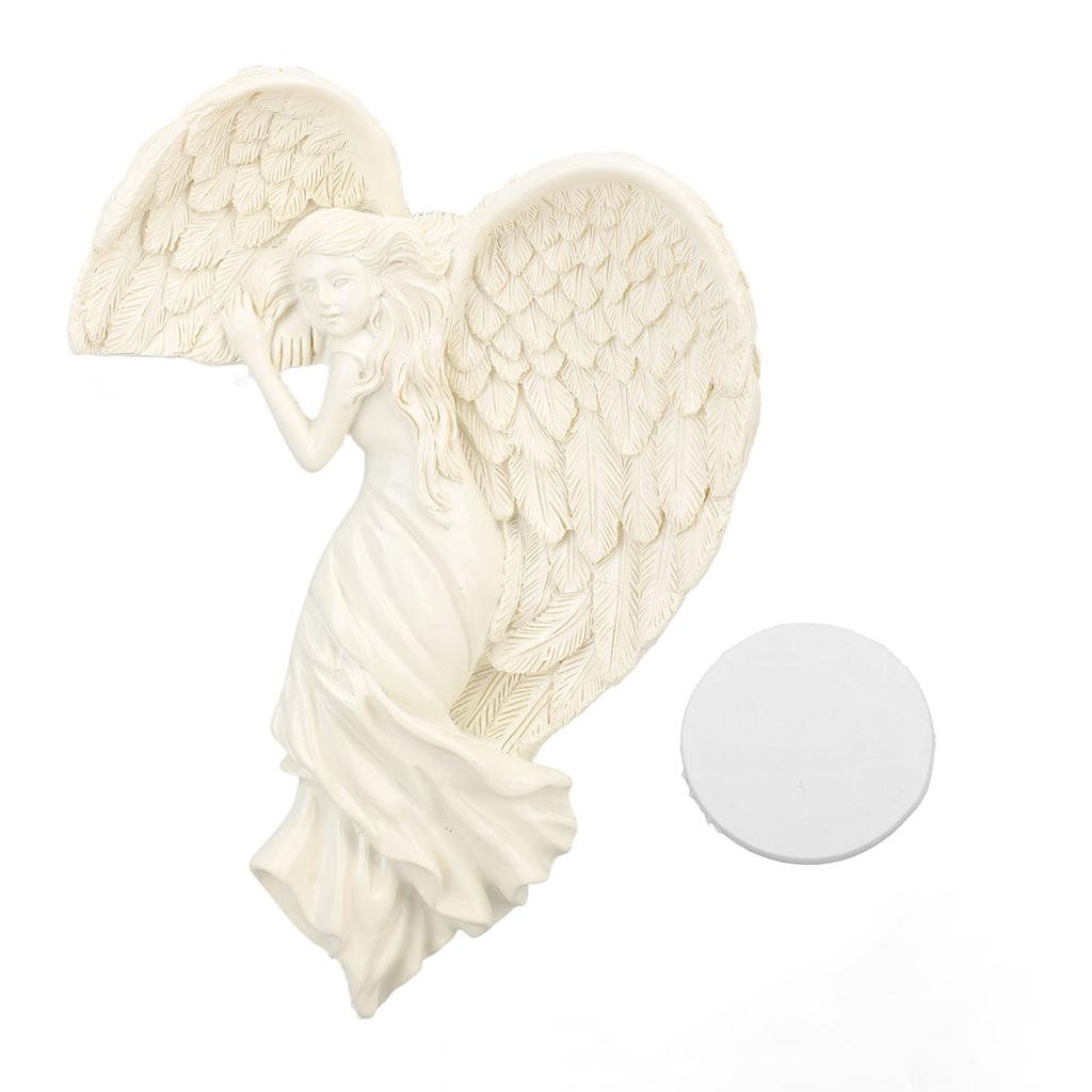 Angel Door Frame Decoration Unique Exquisite Resin Door Frame Angel Wing Sculpture for Home and