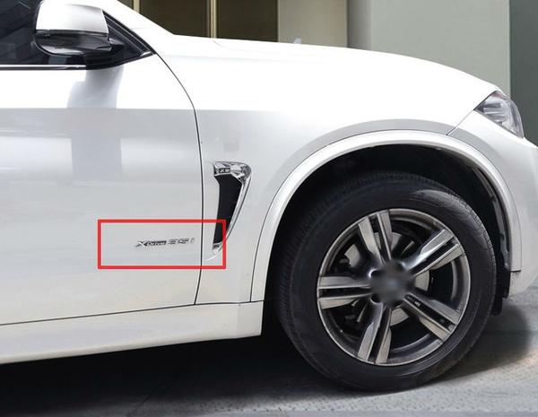 ABS Chrome Car XDrive Emblem Trim Sticker X Drive 20i 25i 28i 30i 35i 40i 48i 50i For X1 X3 X4 X5 X6