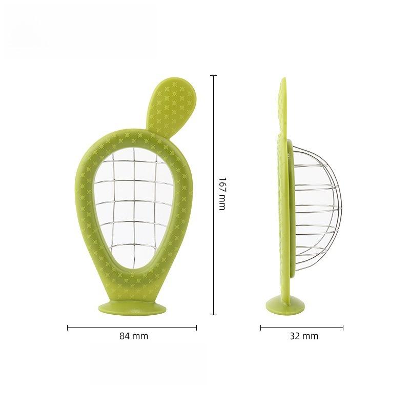 

1pc Stainless Steel Avocado & Kiwifruit Slicer - Multifunctional Manual Fruit Cutter with Stone Remover