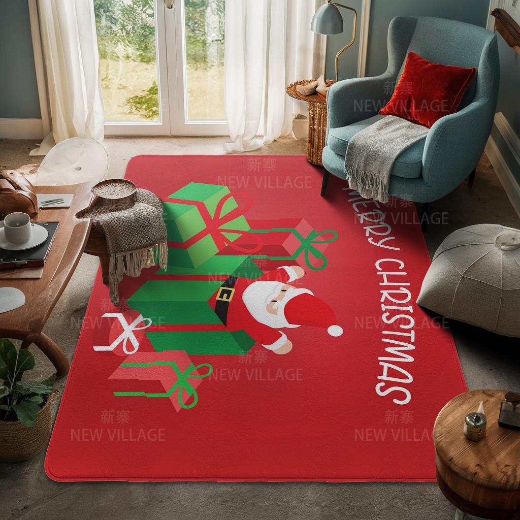 Koberec ke vchodu do domu Rohožka ke dveřím do domu Obývací pokoj Vana Koupelna Protiskluzové koberce s absorpcí vody vana Veselé Vánoce zima
