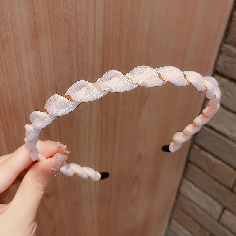 Women's Sweet Summer Fairy Wrap Headband: Versatile High Skull Hair Accessory for Face Washing and Outings