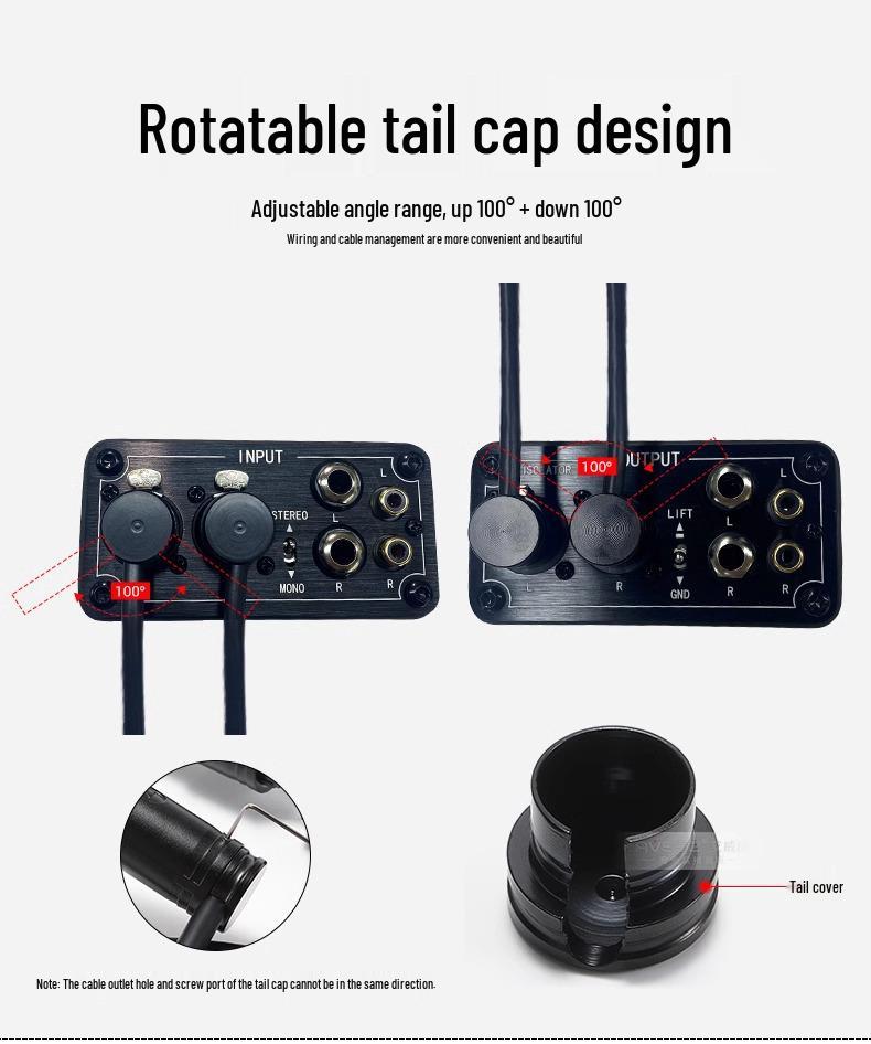 AVSSZ FX3 Gold-Plated XLR L-Shaped Microphone Cable, Short Male to Female Audio Connector