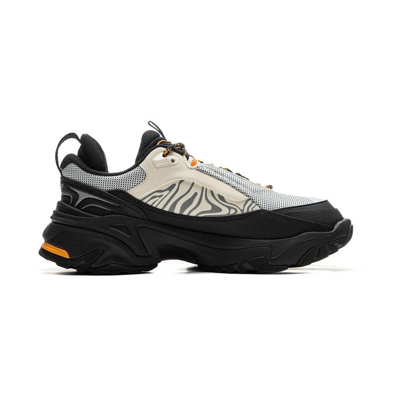 Li Ning CF Suo Qian Xing Ce 3 удобные нескользящие износостойкие низкие походные ботинки для мужчин походные ботинки черные серые AHCU037-2