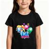 Maglietta per Bambini Gioco Fall Guys 100% Cotone T-shirt Stampa Grafica Cartoni Animati Top Casual Bambini Unisex Girocollo Manica Corta Estate