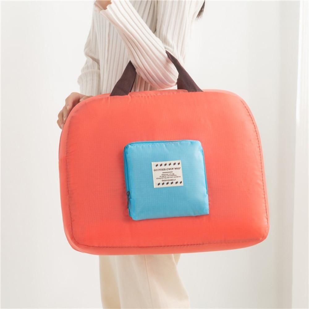 

Oxford Travel Storage Bag Large Capacity Trip Duffel Bag Travel Luggage Bag Clothes Organizer розовый