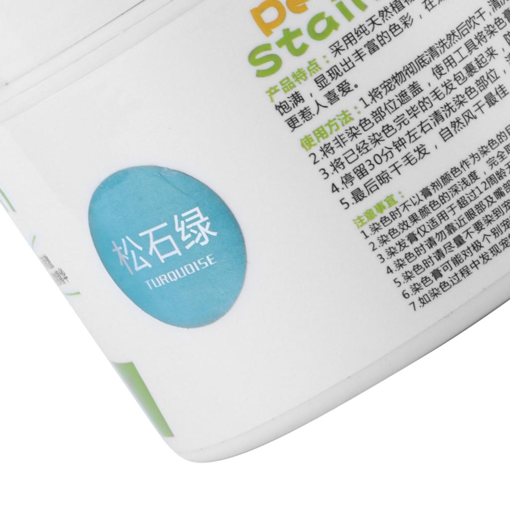 Pet Hair Dye Non Toxic Temporary Dog   Coloring Agent for Small Pet Hair Dying