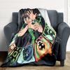 1pc Ben10 Flannel Blanket, Soft Skin-Friendly with Digital Printing, Various Sizes Available for Family, Friends, Birthday, 192