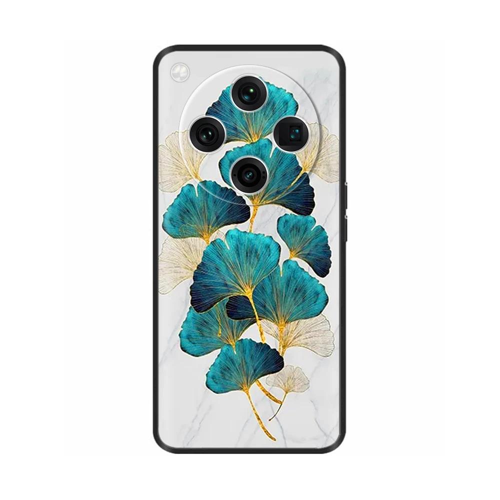 Painted Cover For Oppo Find X8 Pro Soft Black Silicon Back Cover Cases For Oppo Find X8 Findx8 Pro Shockproof Shell Cases Bumper
