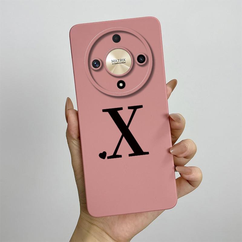 For Honor Magic5 Lite Case Magic 6 Lite Cute Couple Letters Cover Soft TPU Phone Case For Honor Magic6 Lite Magic 5 Lite Bumper