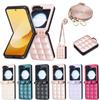 Cover Galaxy Z Flip5 SM-F731B Phone Case for Samsung Galaxy Z Flip6 Flip 4 3 5G Funda Etui Geometric Folding Protect Case Shells