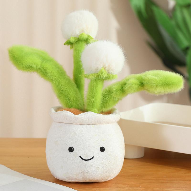 Cute Stuffed Plush Plant Toy Interesting Dandelion Plush Toy Colorful Dandelions Romantic Valentine's Day Gift Kid Birthday Gift