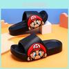 Comfortable Mario Cartoon Indoor Slippers For Boys Summer Soft Eva Anti-slip Design