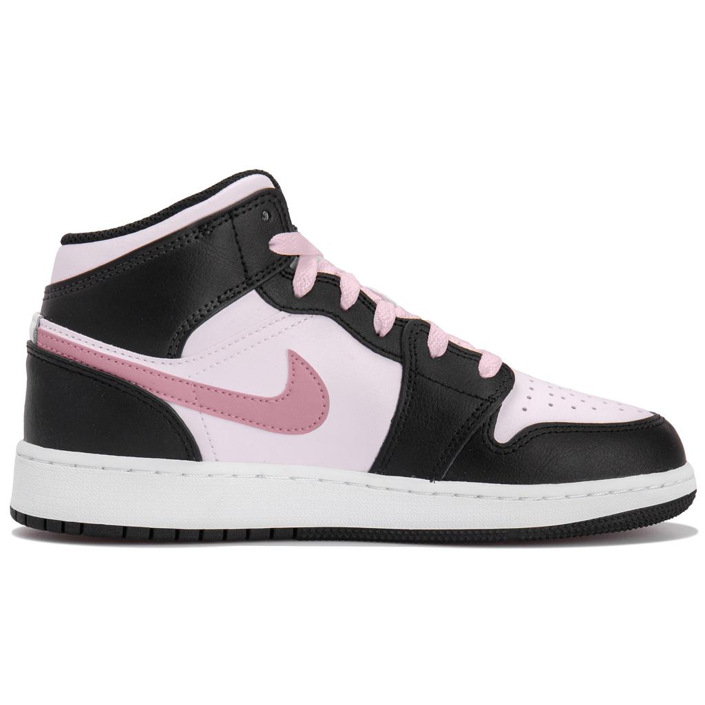 Jordan Air Jordan 1 High Top Vintage Basketball Shoes Women's White Black Pink DQ8423-103(Team-S-BOX)-Random Packaging Bags