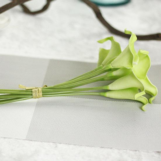 1 Branch Artificial Flower Calla Lily Bridal Bouquet Home Wedding Party Decor