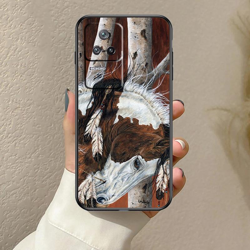 Western Cowgirl Cowboy Boots Cowhide Case For Xiaomi 17 Pro Max 14 15 Ultra 13T 14T 15T Pro POCO X7 X5 X6 F5 F6 F7 F8 Pro Cover