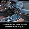Pentru BMW X5 19-21 G05 Interior Auto Consola Centrală Folie Protectoare TPU Transparentă Anti-zgârieturi Folie Reparatoare Accesorii Remodelare
