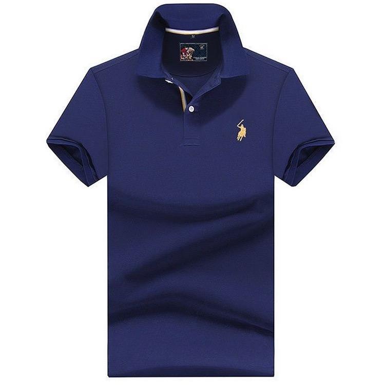 TrendHub Plus Size 6XL Cotton Loose Men's Polo Shirts High Quality Short Sleeve Solid Color Turn Down Collar Embroidery Man Tees