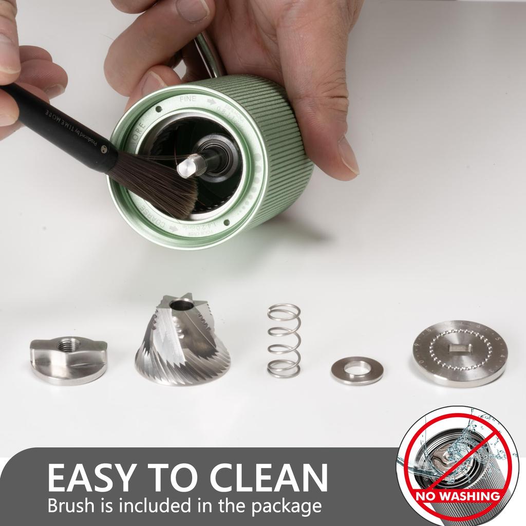 Râșniță de cafea manuală TIMEMORE C3 ESP Time More Capacitate Espresso 25g CNC Oțel Inoxidabil Conic Intern Setare Ajustabilă Precizie de Ajustare cu