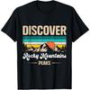 USA DISCOVER ROCKY MOUNTAINS PEAKS FUNNY Rocky Mountains T-Shirt(1)