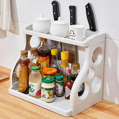 2 Tier Under Sink Organizer Small Space Friendly Multi-Function Storage Shelf Compact Rack for Kitchen Bathroom Dorm