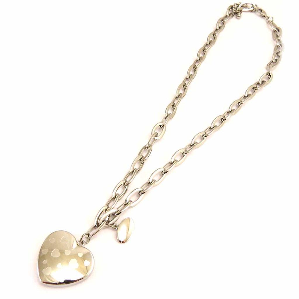 Altesse [L1317] - Collier acier 'Love' argenté