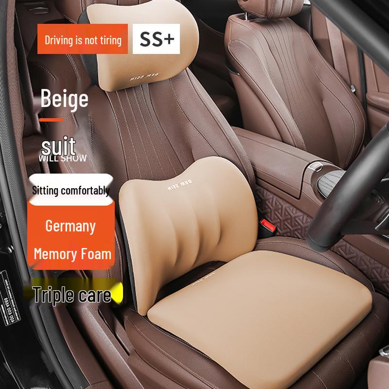 Universal Winter Car Seat Cushion with Lumbar Support - Warm, Simple & Stylish for All Seasons