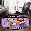 Customizable The Powerpuff Girls8 Round Non-Slip Carpet - Ideal for Garden, Picnic, Office, Perfect for Decoration, Suitable For All Seasons