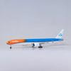 1:157 Scale Large 47CM Model Airplane 777 Holland KLM B777 Plane Models Diecast Airplanes With LED Light For Collection Or Gifts