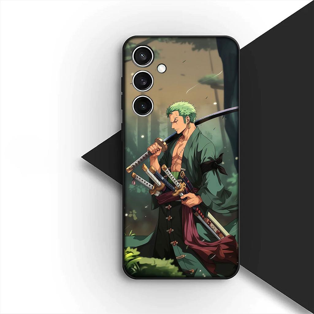 Cover for Samsung Galaxy S10 S8 S9 Plus A33 A34 A31 70 A71 A72 Note 20 9 8 S10E Phone Case Nami Roronoa Zoro One Luffy Pieces