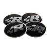 4pcs 56mm Car Wheel Center Sticker for ABT Golf 5 6 Polo Passat Tiguan CC Bettle Bora Touran MK4 Scirocco Santana