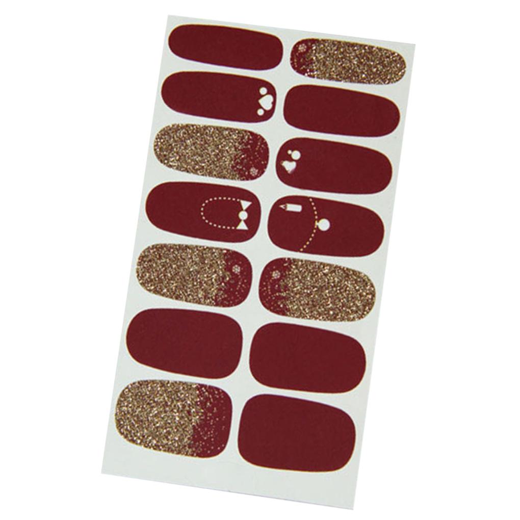 Full Sticker UV Gel Artificial Resin Paper Decals Manicure Waterproof Decor DA173