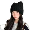 Sweet and Versatile Love Patch Knitted Wool Hat Autumn and Winter Casual Windproof Warm Hat Korean Versatile Bag Head Hat New