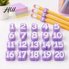 Reusable Pencil Stubs 1-20 20 Pcs Numbered Toppers, Classroom Organization Labels Daily Tracking Supplies for Teachers, Markers Clip Charm Supply