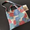 New Retro Pumpkin Embroidery Jacquard Fabric Shoulder Bag Niche Design Dual-purpose Texture Messenger